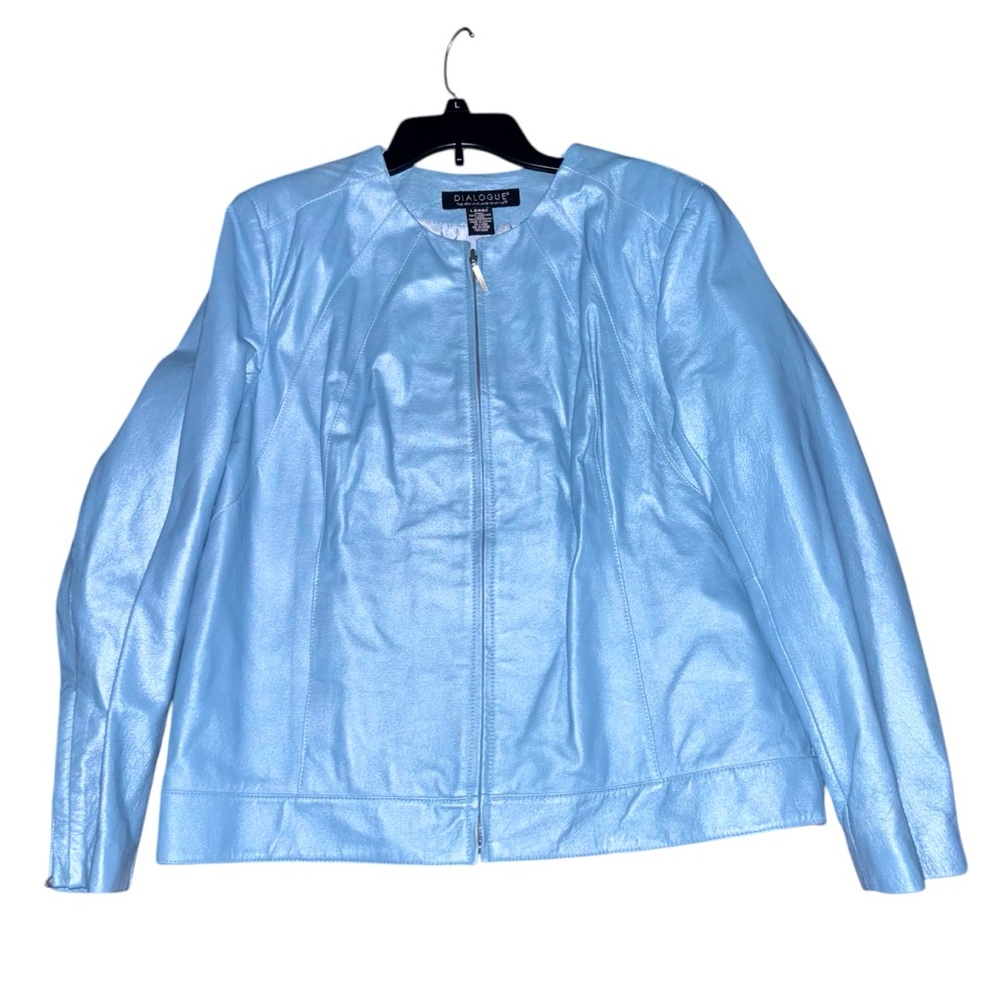 Dialogue 100% leather jacket size large